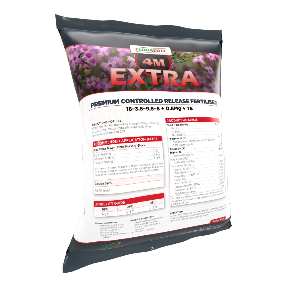 Floracote Extra Controlled Release Fertiliser 3 Floracote Extra Controlled Release Fertiliser