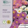 Aster Alpine Mix - Seed -Outdoor Garden Store rhs alpine aster