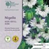 Nigella Miss Jekyll White - Love In A Mist - Seed -Outdoor Garden Store rhs nigella white